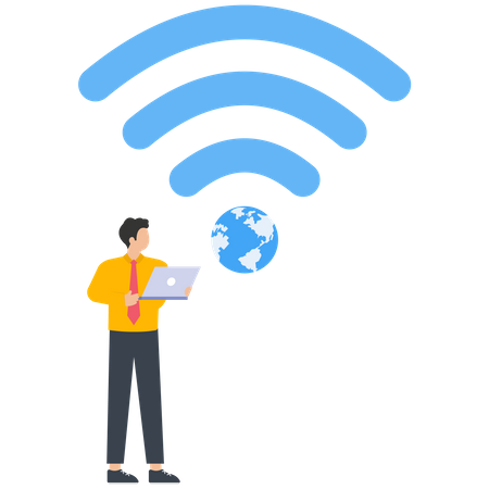 Wireless Signal  Illustration