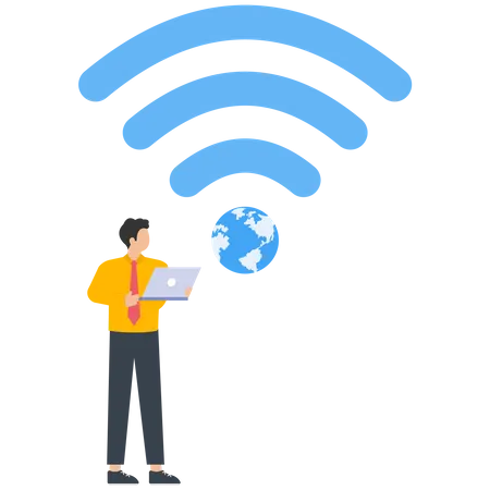 Wireless Signal  Illustration