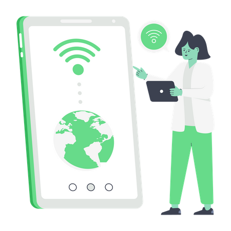 Wireless Technology Illustration