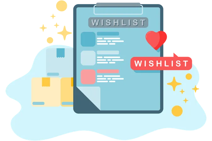 Wishlist paper  Illustration