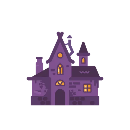 Witch Hut Illustration
