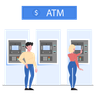 illustrations for withdraw cash