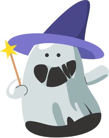 Wizard Ghost  Illustration