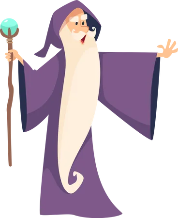Wizard Male Illustration