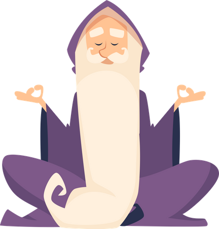 Wizard Male  Illustration