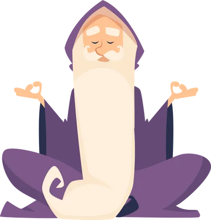 Wizard Male  Illustration