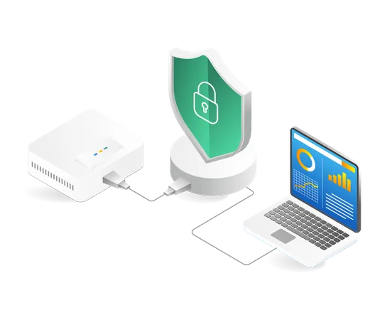 WLAN-Analyse  Illustration