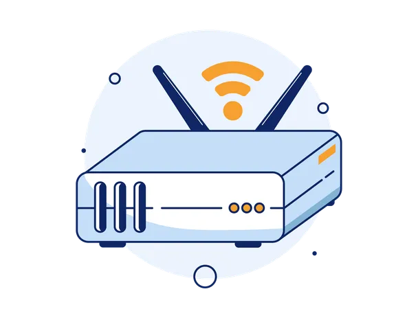 WLAN-Modem  Illustration