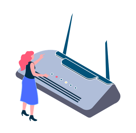 Wlan Router  Illustration