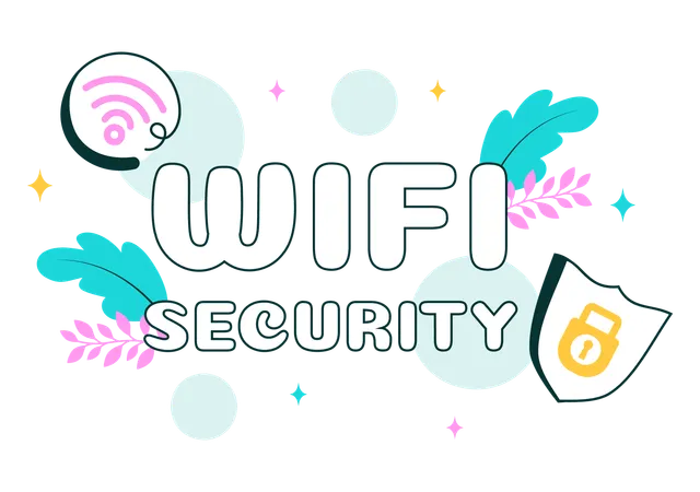 WLAN-Sicherheit  Illustration