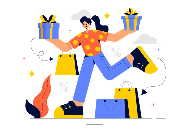 Super-Wochenend-Sale  Illustration