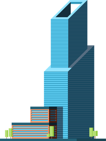 Wolkenkratzer  Illustration