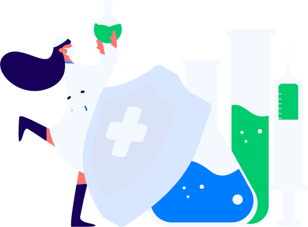 Woman booking medical appointment on mobile  Illustration