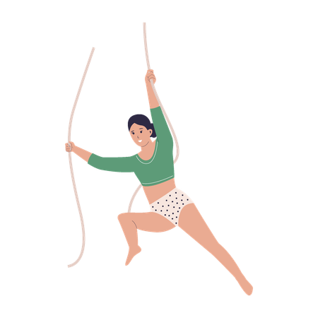 Woman circus performers  Illustration