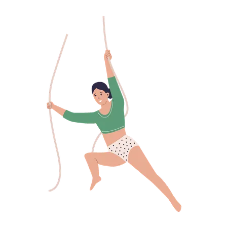 Woman circus performers  Illustration