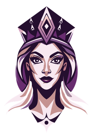 Woman Crown  Illustration