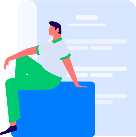 Woman doing Customer Analysis  Illustration