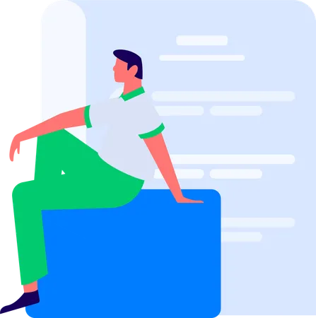 Woman doing Customer Analysis  Illustration