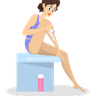 hair removal illustrations