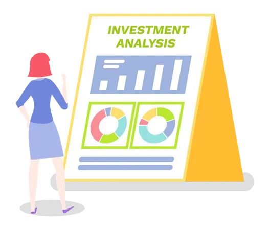 Women Analysing Diagrams Brainstorming Marketing Research Results Presentation Colleagues Discuss Statistical Indicators Business Statistics Female Employees Work With Financial Data Analysis Illustration