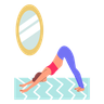 yoga asana illustration