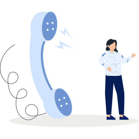 Woman Gesturing Communication  Illustration