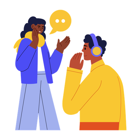 Woman getting gender respect  Illustration