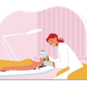wellness treatment illustration free download