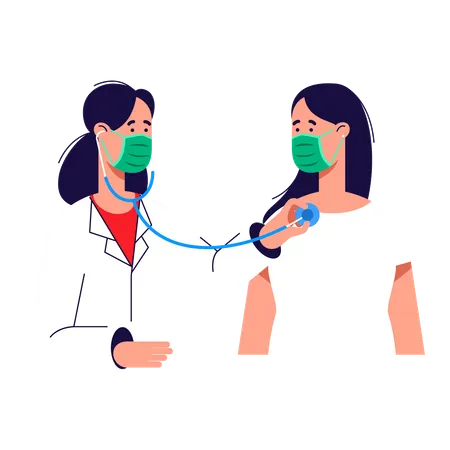 Woman Healthcare  Illustration