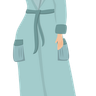 bathrobe illustration