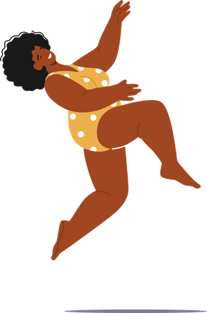 Woman in swimsuit  Illustration