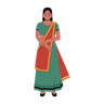 illustration for indian people