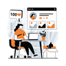 illustrations for manage profile