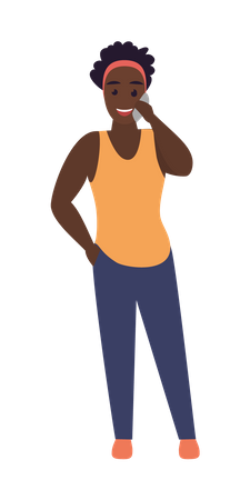 Woman of color  Illustration