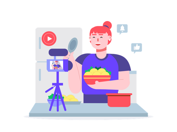 WoMan publica blog sobre culinária  Ilustração