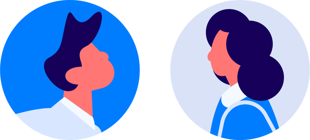 Woman receiving business mail  Illustration