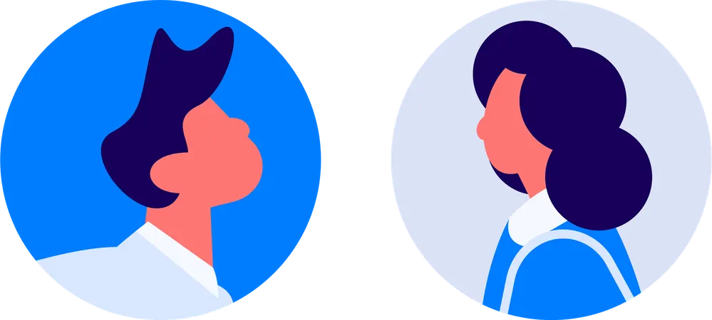 Woman receiving business mail  Illustration