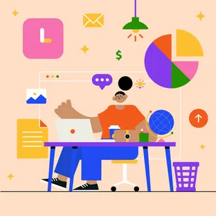 Woman Sending Email