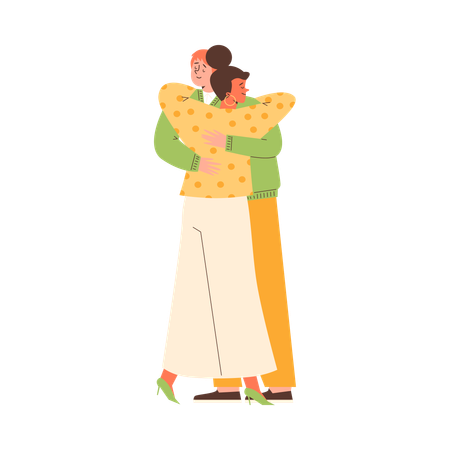Woman shouting at man  Illustration