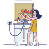illustrations of dryer
