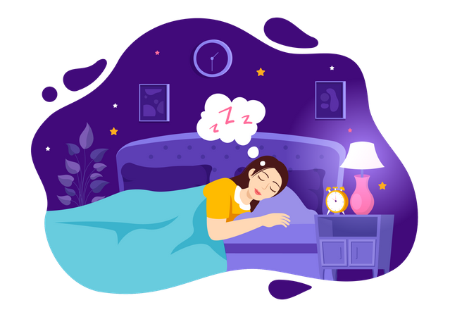 Woman Sleeping In Underwear Royalty Free SVG, Cliparts, Vectors, and Stock  Illustration. Image 188290953.