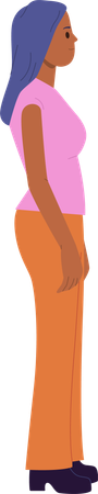 Woman standing  Illustration