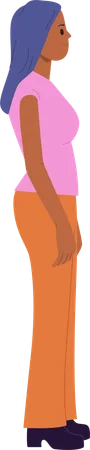 Woman standing  Illustration