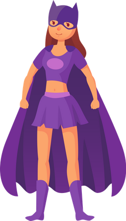 Woman Superhero  Illustration