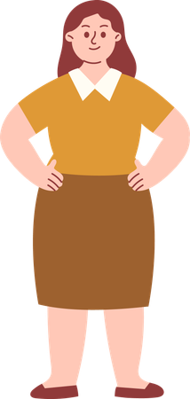 Woman Teacher  Illustration