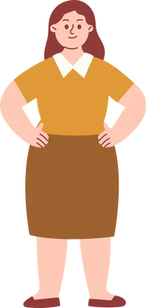 Woman Teacher  Illustration