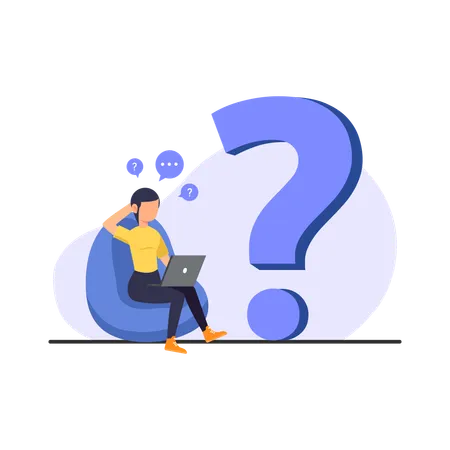 Thinking Flat Illustration In This Design You Can See How Technology Connect To Each Other Each File Comes With A Project In Which You Can Easily Change Colors And More Illustration