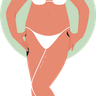 illustration for bikini