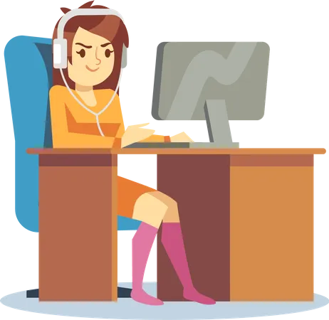 Different People Characters Women And Men Working In The Office Vector Set Person Work In Office Characters Man And Woman Employee Office Illustration Illustration