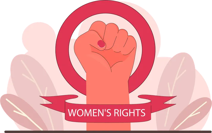 Woman's Rights  Illustration